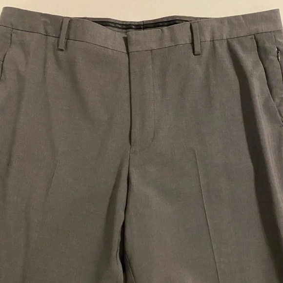 Bonobos Italian Marzotto Wool Athletic Cut Dress Pants 38 x 32 Gray EUC B16-6